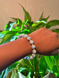 Angelite Aura Bracelet