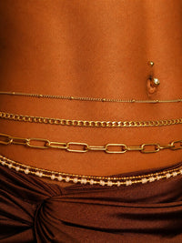 18k Gold Satellite Waist Chain