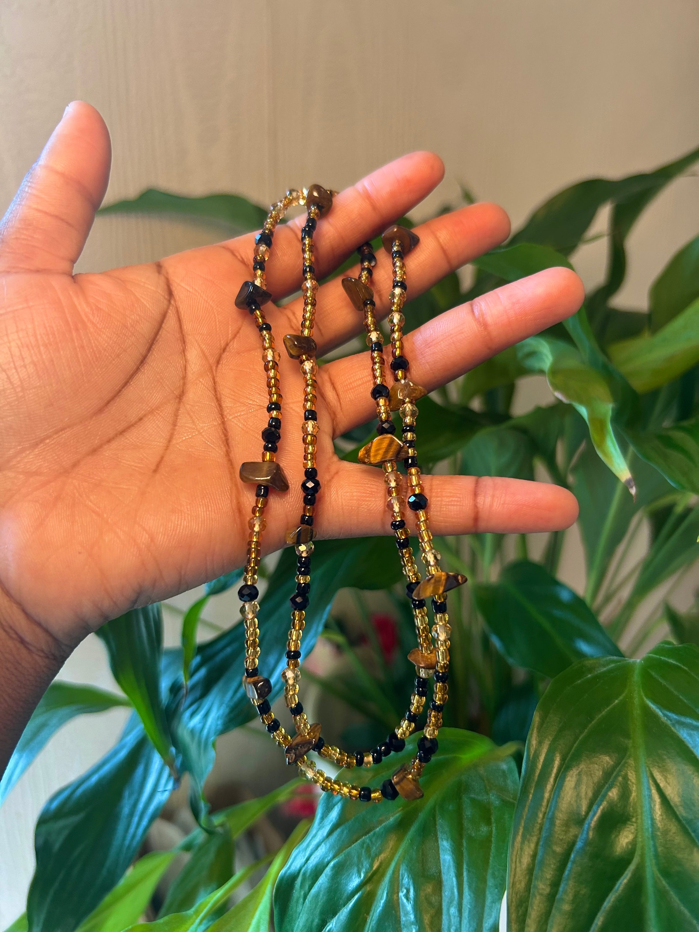 Rooted – Tiger’s Eye Waist Beads | Confidence, Protection & Grounding