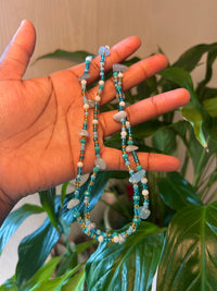 Tranquillity – Aquamarine Waist Beads | Calm & Clarity