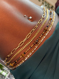 Rooted – Tiger’s Eye Waist Beads | Confidence, Protection & Grounding