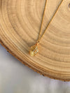 Citrine Necklace - Handmade Wire Wrapped Crystal Pendant